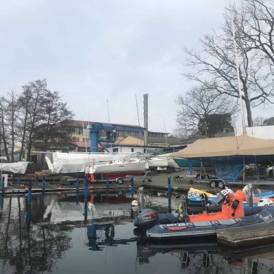 unsere Boote warten schon